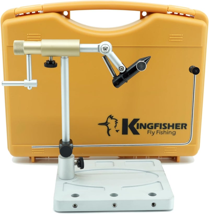Kingfisher Fly Tying Clarkfork Fly Tying Vise Kit with Tools - Image 1